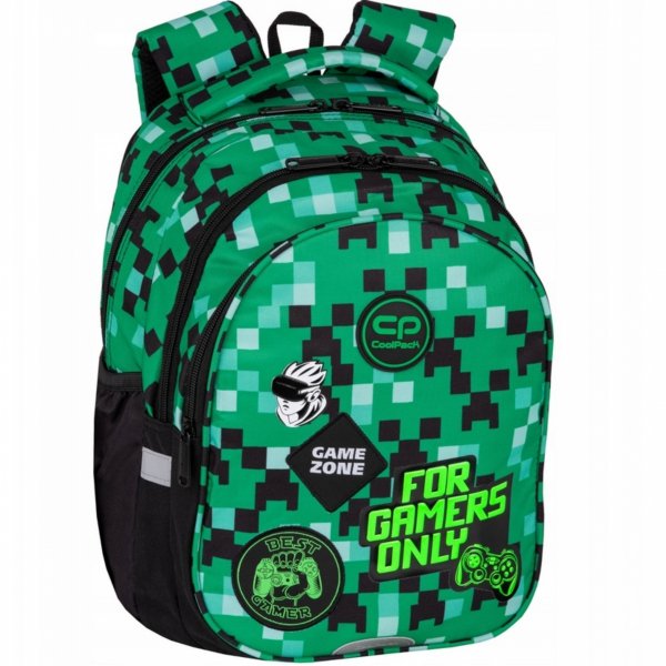 PLECAK COOLPACK CP ZESTAW 3w1 SZKOLNY PIKSELE GAMER GAMING DLA CHŁOPAKA