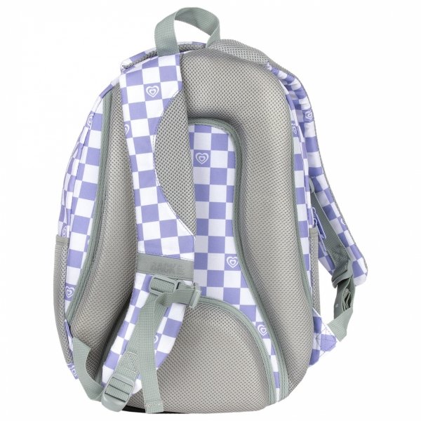 PLECAK BACKUP SZACHOWNICA MŁODZIEŻOWY DLA DZIEWCZYNY SZKOLNY ZESTAW 5w1