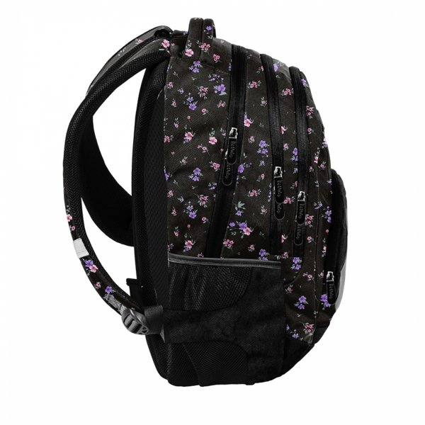 KWIATY PLECAK SZKOLNY BeUniq MŁODZIEŻOWY DLA DZIEWCZYNY TORNISTER PASO