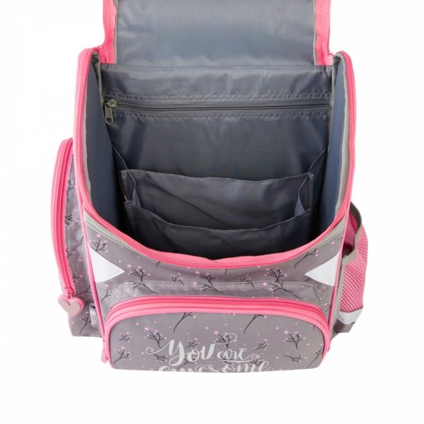 TORNISTER SZKOLNY KOTKI DLA DZIEWCZYNEK DO KLAS 1-4 Z KOTKIEM ZESTAW 3el