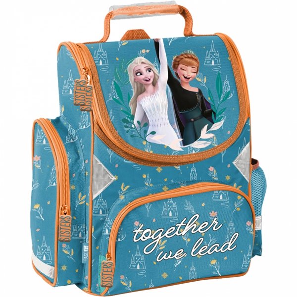 SZKOLNY TORNISTER KRAINA LODU ZESTAW 5el DLA DZIEWCZYNY FROZEN DO KLAS 1-4