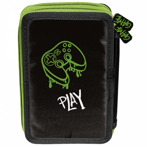 GAMEPAD PIÓRNIK SZKOLNY 2-KOMOROWY GAMER GAMING DO PODSTAWÓWKI GRA GRY PASO