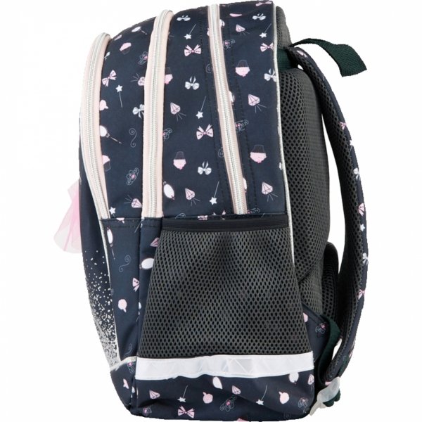 BALERINA Plecak Szkolny dla Uczennic Dziewczęcy do Podstawówki CZARNY PASO