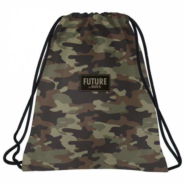 MORO ZESTAW 5w1 SZKOLNY PLECAK MŁODZIEŻOWY BACKUP KAMUFLAŻ WOJSKOWY