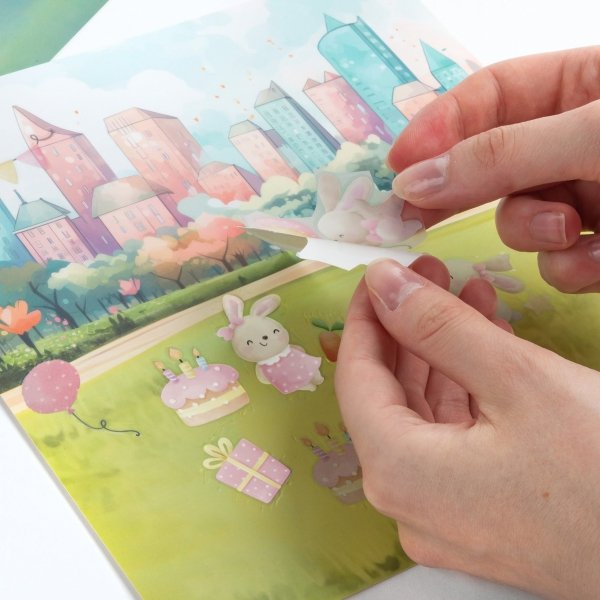 ZESTAW KREATYWNY KALKOMANIA NAKLEJKI TRANSFEROWE KIDEA MISIE