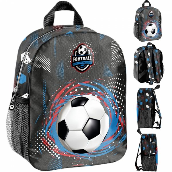 FOOTBALL 3D PLECAK PRZEDSZKOLNY NA WYCIECZKI PLECACZEK PIŁKA NOŻNA