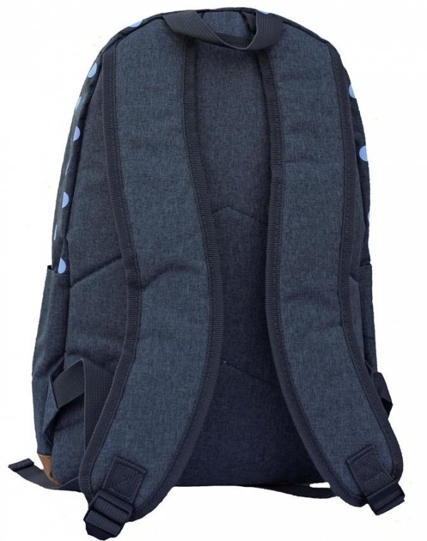 Plecak w Kropki dla Dziewczynki Młodzieżowy Szary [607801]