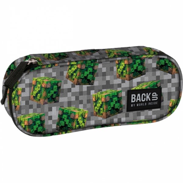 PLECAK BACKUP SZKOLNY MINECRAFT MŁODZIEŻOWY ZESTAW 5w1 PIKSELE GRA GAMER
