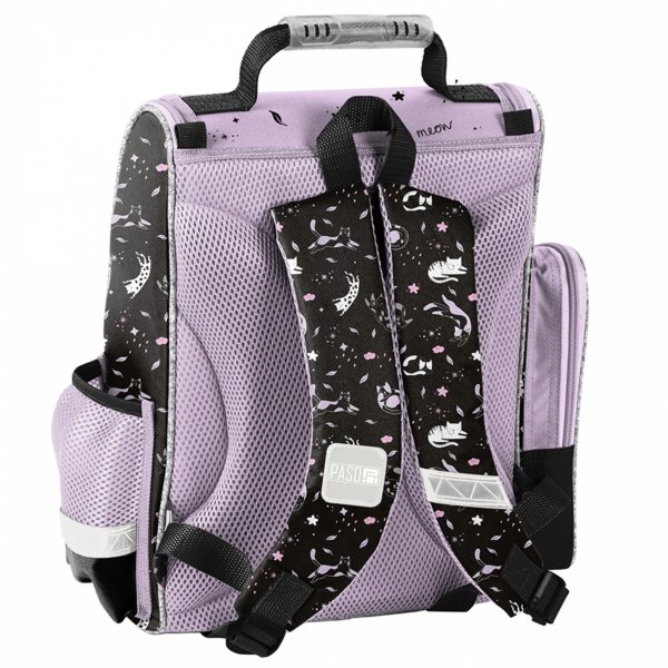 TORNISTER SZKOLNY KOT DZIEWCZĘCY Z KOTEM DO 1 KLASY KOTEK ZESTAW 6w1 CATS