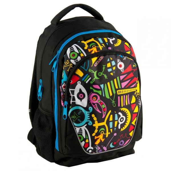 Plecak Młodzieżowy Szkolny 3 komorowy Modowy Sprężynki [BDD-367]