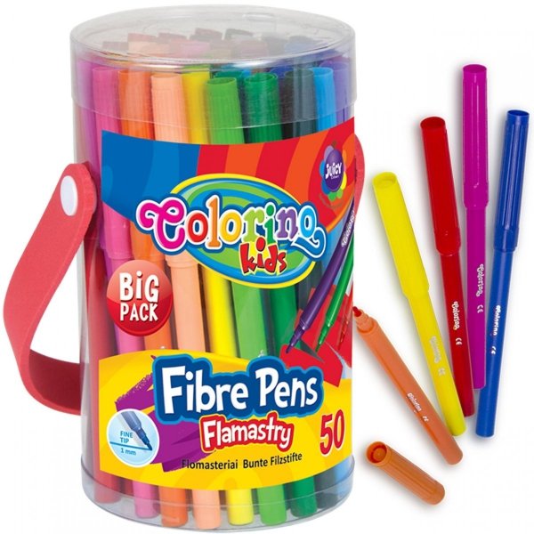 Pisaki Mazaki Flamastry Big Pack Colorino 50 szt Szkolne [34708PTR]