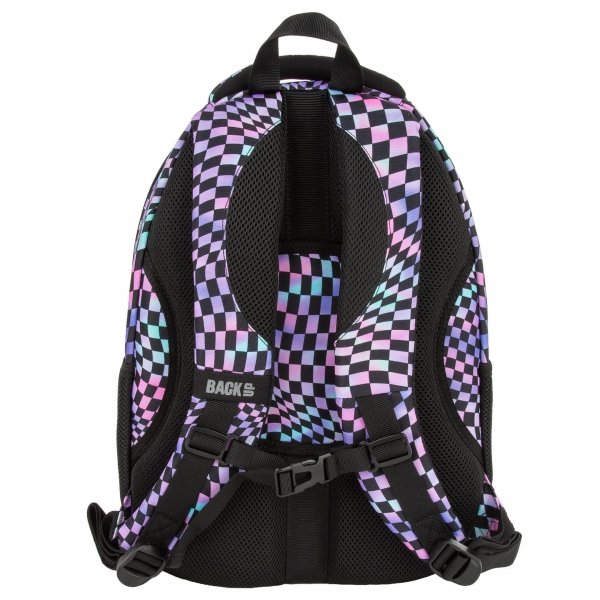 PLECAK SZKOLNY MŁODZIEŻOWY BACKUP DLA DZIEWCZYNY SZACHOWNICA ZESTAW 5w1