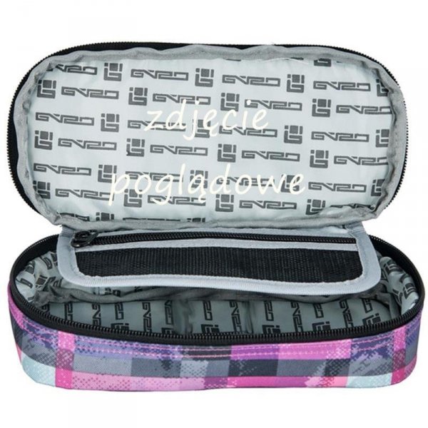 Piórnik Młodzieżowy Szkolny kolorowe Kwiaty Dziewczęcy [18-013UX]