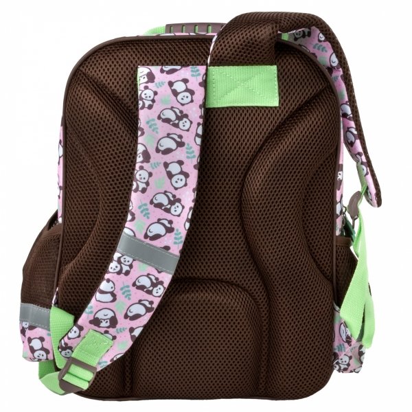 PANDA PLECAK Z MISIEM DLA UCZENNIC SZKOLNY DZIEWCZĘCY DO 1 KLASY TORNISTER