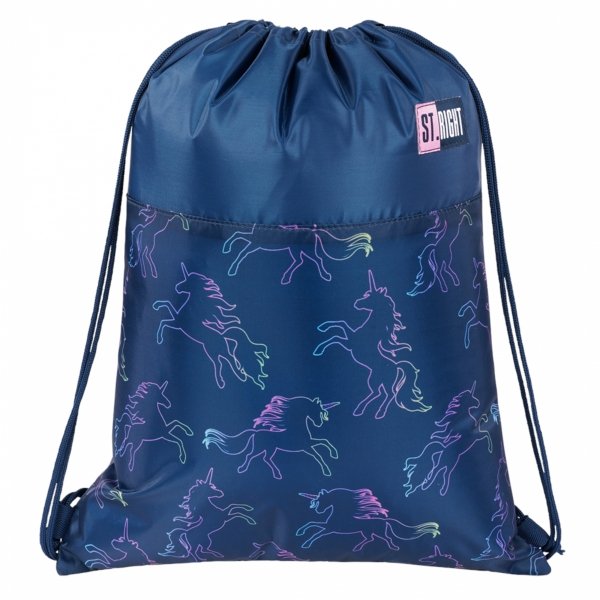 JEDNOROŻEC PLECAK ST.RIGHT UNICORN SZKOLNY MŁODZIEŻOWY DZIEWCZĘCY ZESTAW