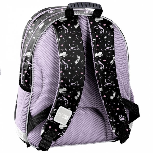 PLECAK Z KOTKIEM SZKOLNY DLA DZIEWCZYNY DO 1 KLASY ZESTAW 6w1 KOTEK PASO