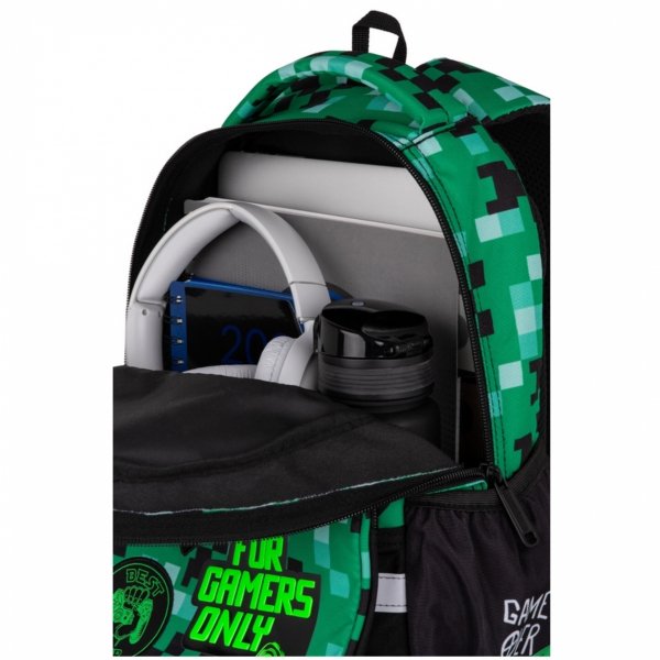 PLECAK COOLPACK CP ZESTAW 5w1 SZKOLNY PIKSELE GAMER GAMING DLA CHŁOPAKA