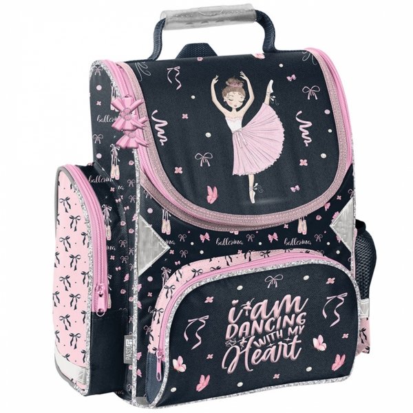 BALERINA TORNISTER SZKOLNY DO 1 KLASY BALETNICA DLA DZIEWCZYNEK ZESTAW 3el