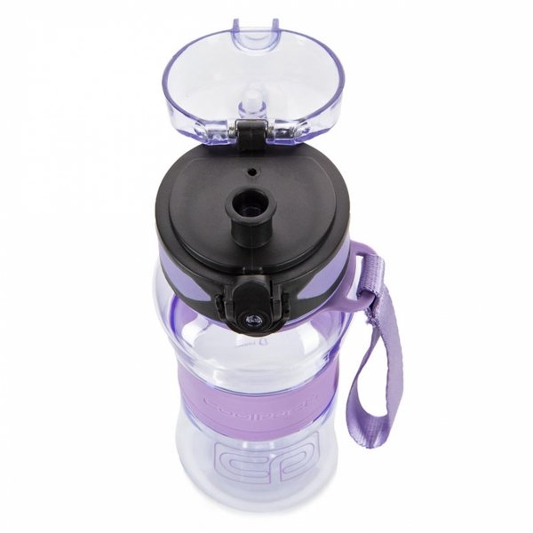 Fioletowa Butelka na Wodę Bidon Młodzieżowy 550ml Tritanum Free BPA CoolPack [67522]