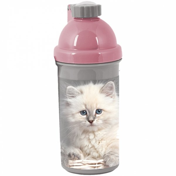 PASO TORNISTER SZKOLNY KOTY DZIEWCZĘCY Z KOTKIEM KOMPLET 5w1 KOTKI