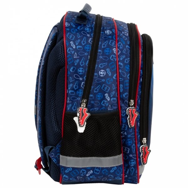 PLECAK PIŁKARSKI ZESTAW 5w1 DLA CHŁOPAKA SZKOLNY DO PODSTAWÓWKI FOOTBALL