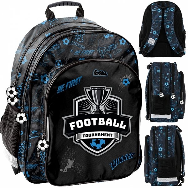 FOOTBALL Plecak Szkolny do klas 1-3 Podstawówki Paso PIŁKA NOŻNA Chłopiecy