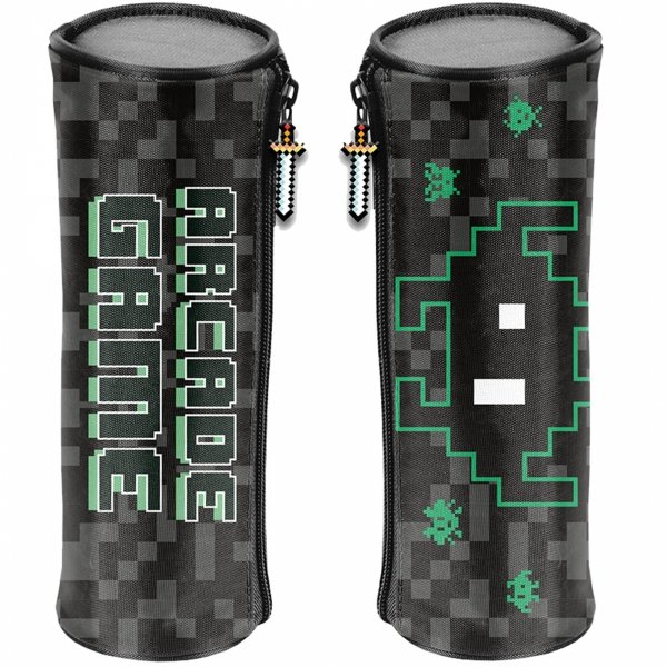 GAMER PIÓRNIK GAMING TUBA OKRĄGŁY SZKOLNY PASO PIKSELE DLA UCZNIÓW PODSTAWÓWKI