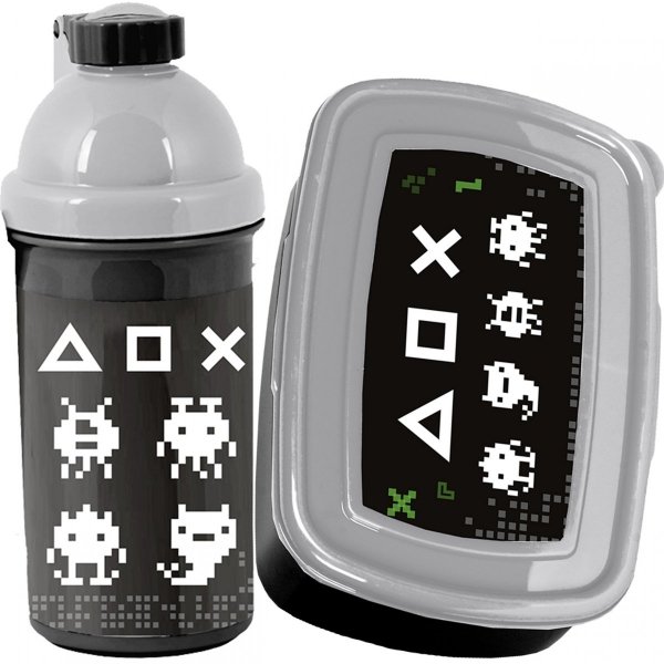 Bidon Śniadaniówka Gra Piksele Gry Gamer Gaming Paso [PP23GE-3021]