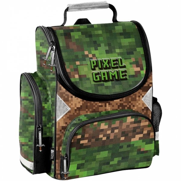 ZESTAW 5w1 PIKSELE TORNISTER MINECRAFT SZKOLNY GAMING GRY DLA CHŁOPAKA