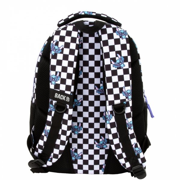 PLECAK BACKUP SZKOLNY MŁODZIEŻOWY DLA DZIEWCZYNY SZACHOWNICA FUZZ KRATA
