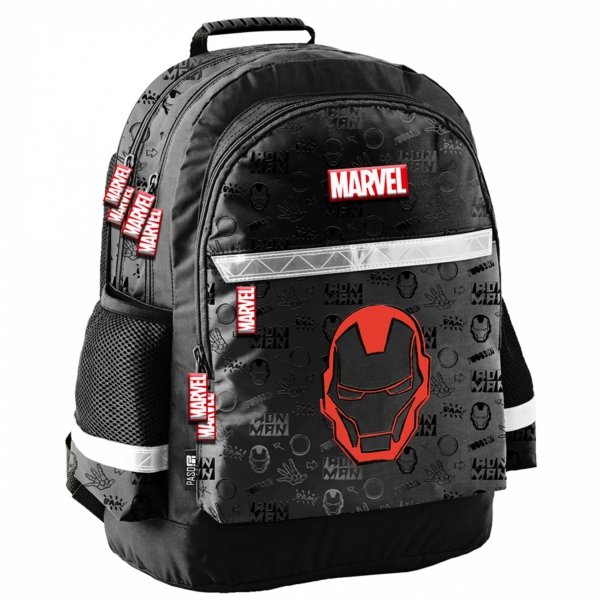 PLECAK IRON MAN SZKOLNY AVENGERS PODSTAWÓWKI DLA CHŁOPAKA KOMPLET 3w1 PASO