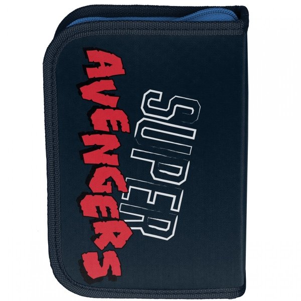 Jednokomorowy Piórnik Avengers Chłopięcy Szkolny Capitan Ameryki [AV22CN-P001BW]