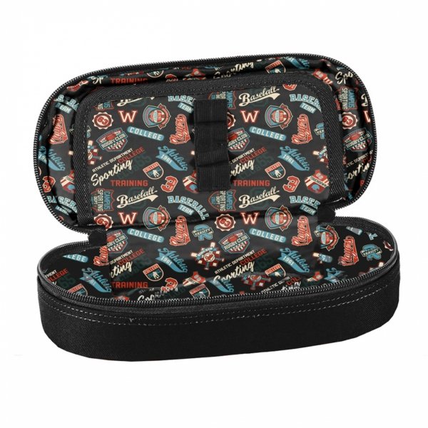 PIÓRNIK CZARNY ETUI SZKOLNY USZTYWNIANY MŁODZIEŻOWY BeUniq