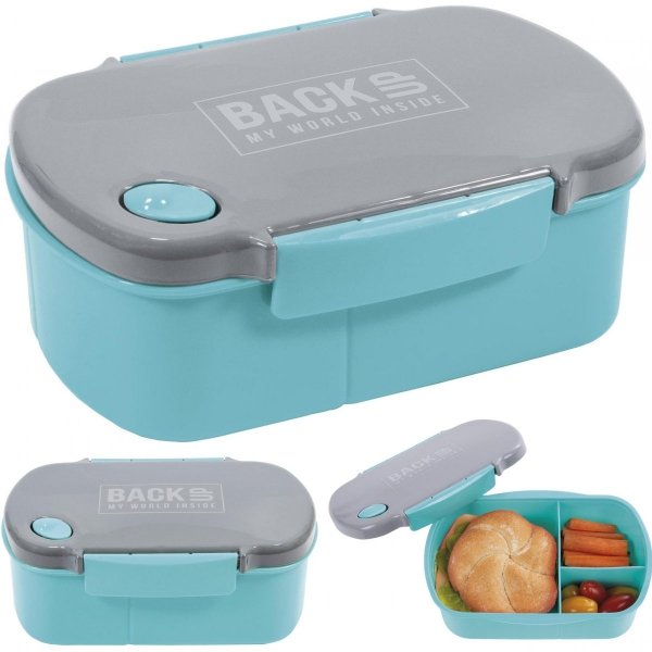 Śniadaniówka Pojemnik na Śniadanie Lunch Free BPA Turkusowa [SB4B38]