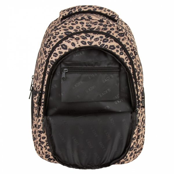 PLECAK MŁODZIEŻOWY PANTERKA BACKUP SZKOLNY DERFORM DLA DZIEWCZYNY USTA