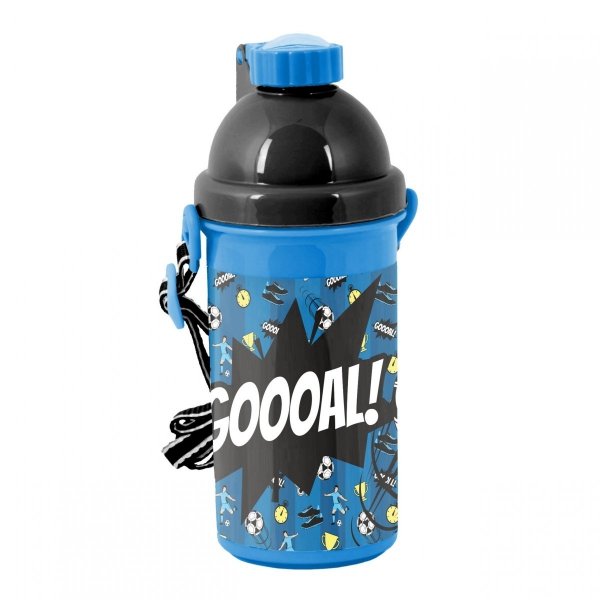 Zestaw Śniadaniówka Bidon Paso Niebieski z Piłką [PP21FT-3021]