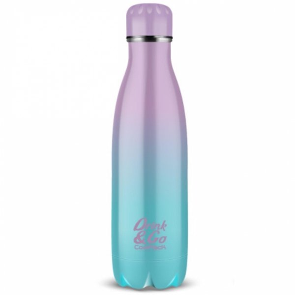 Butelka Termiczna Stalowa Kubek Termiczny Termos Bidon 500ml BLUEBERRY [Z04505]