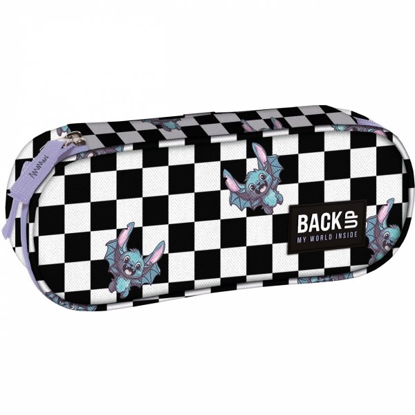 PIÓRNIK SZKOLNY MŁODZIEŻOWY SZACHOWNICA FUZZ BACKUP USZTYWNIANY Z KLAPKĄ