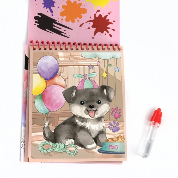 MAGICZNA WIELORAZOWA KOLOROWANKA WODNA KIDEA PIESKI DLA DZIECKA PIESEK