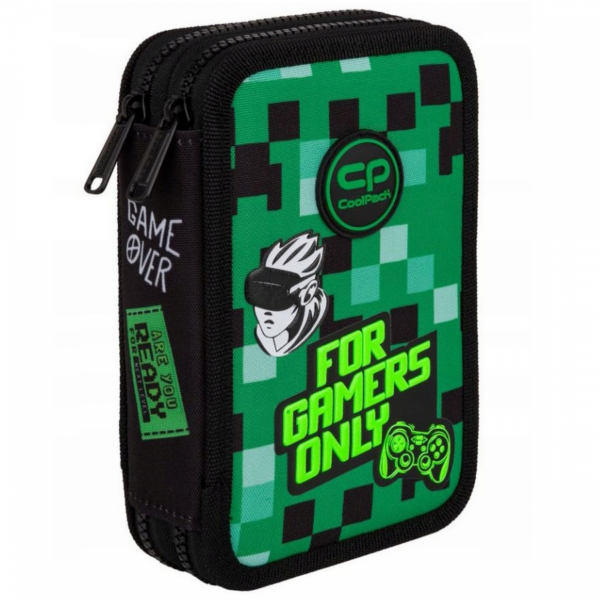 PLECAK CP COOLPACK ZESTAW 5w1 SZKOLNY PIKSELE GAMER GAMING DLA CHŁOPAKA
