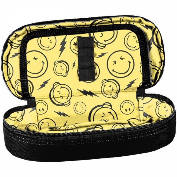 SMILEY PIÓRNIK BEUNIQ ETUI SZKOLNY USZTYWNIANY MŁODZIEŻOWY BUŹKI EMOTKI