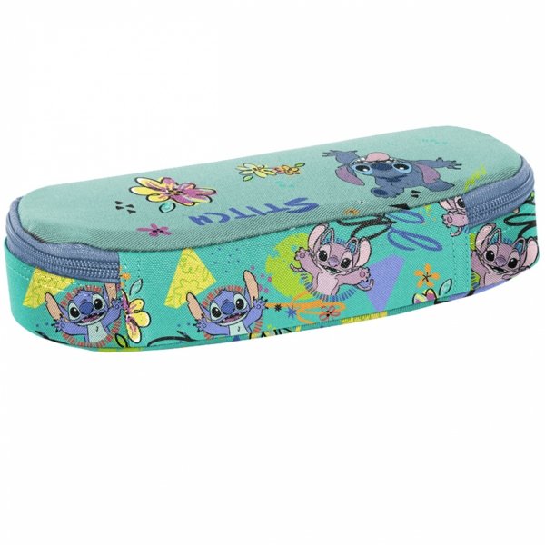 STITCH PIÓRNIK SZKOLNY DZIEWCZĘCY OTWIERANY Z KLAPKĄ LILO i STICH PASO