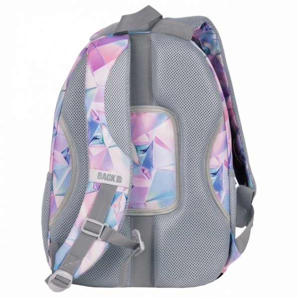 ZESTAW 5w1 PLECAK BACKUP REFLEKSY SZKOLNY MŁODZIEŻOWY PASTELOWY