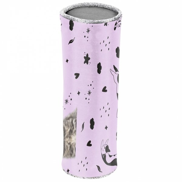 TORNISTER KOT DZIEWCZĘCY SZKOLNY Z KOTKIEM DO 1 KLASY KOTEK KOMPLET 5w1