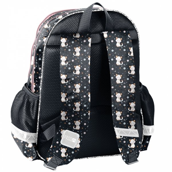 ZESTAW 6w1 PLECAK KOTEK SZKOLNY DZIEWCZĘCY DO PODSTAWÓWKI KOTKI z KOTKIEM