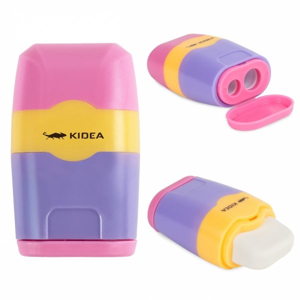 PODWÓJNA TEMPERÓWKA z GUMKA DO MAZANIA ŚCIERANIA KIDEA