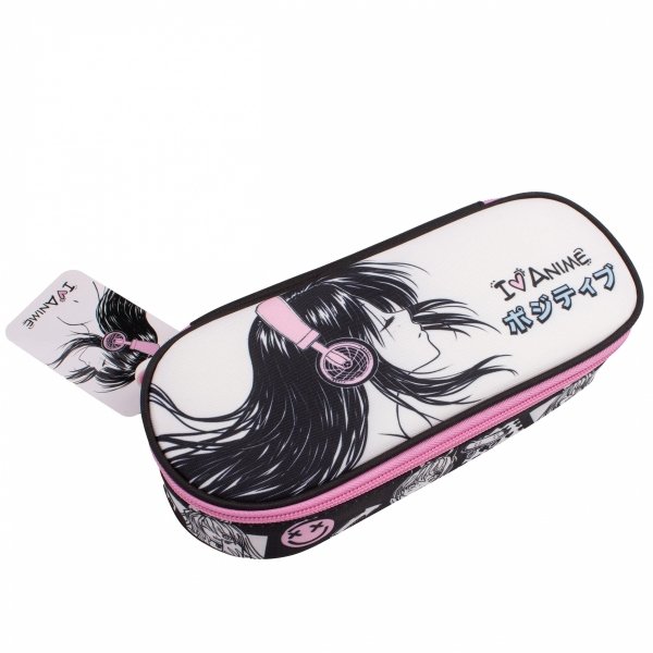 PIÓRNIK MANGA AMINE SZKOLNY SASZETKA Z KLAPKĄ MUSIC DLA UCZNIÓW BENIAMIN