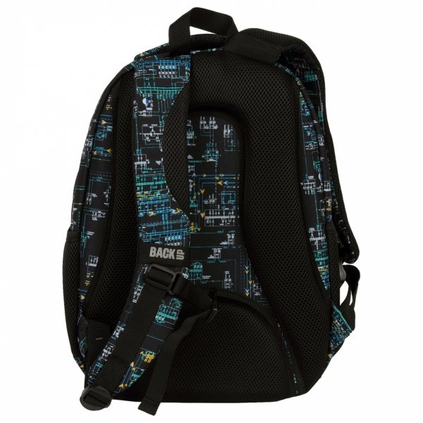 MŁODZIEŻOWY KOMPLET 4 elem PLECAK BACKUP DLA CHŁOPAKA SZKOLNY UKŁAD SCALONY