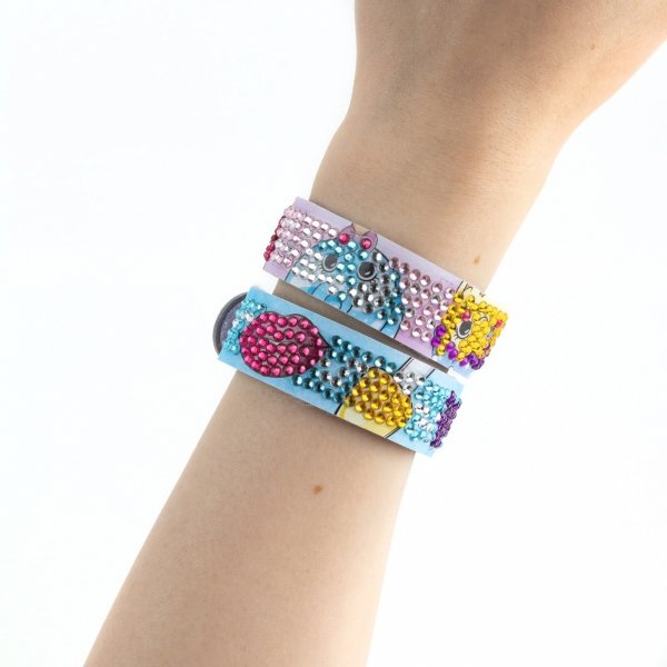 STWÓRZ DIAMENTOWE BRANSOLETKI SWEET KIDEA DZIEWCZĘCY ZESTAW KREATYWNY