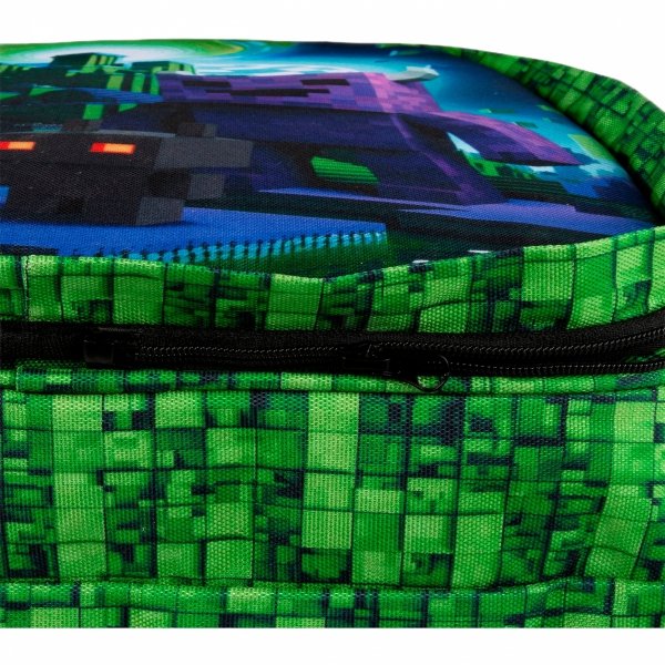 PIKSELE MINECRAFT PLECAK 3 WZORY BACKUP SZKOLNY MŁODZIEŻOWY KOMPLET 5 elem.